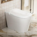 WinZo mart toilet with bidet built in, Heated Seat,Female Cleaning, Warm Water & Dry Function, Modern Tankless Toilets, ADA Comfort Height Toilet, LED Display, Foot Sensor, 1.28GPF, 1000g MAP Flush