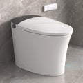 Elongated Smart Toilet with Bidet,Smart Toilet withComfort Height Heated Seat,MAP 1000g Powerful Flush,Warm Water,Dryer,Night Light,Dual Flush 1.1,1.6GPF for Bathrooms.