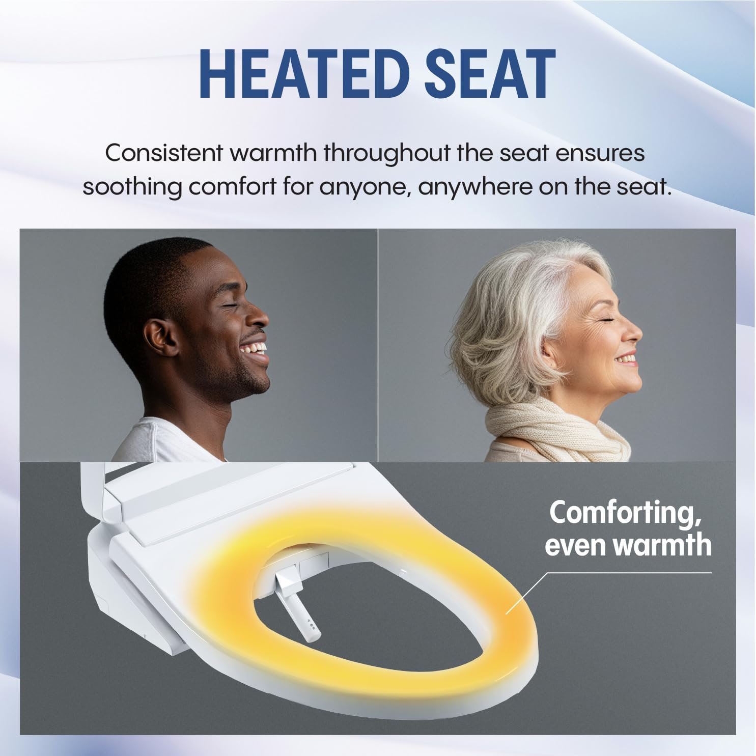 TOTO® WASHLET® KS6 Electronic Bidet Toilet Seat with Instantaneous Water Heating, PREMIST and EWATER+ Wand Cleaning, Elongated, Cotton White - SW3946#01