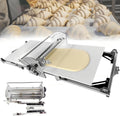 Multi-Purpose Electric Dough Sheeter, Auto Pastry Maker for Croissant, Pizza, Pasta, 2-30mm Adjustable, Foldable Commercial Kitchen Equipment DS408
