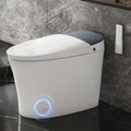 HAWKROWN Smart Toilet with Bidet Built in, Bidet Toilet with Powerful Flush, Auto Open/close Lid, Foot Sensor Operation, Intelligent induction Heat Seat, Smart Toilet with instant Warm Water (ST-PLUS)