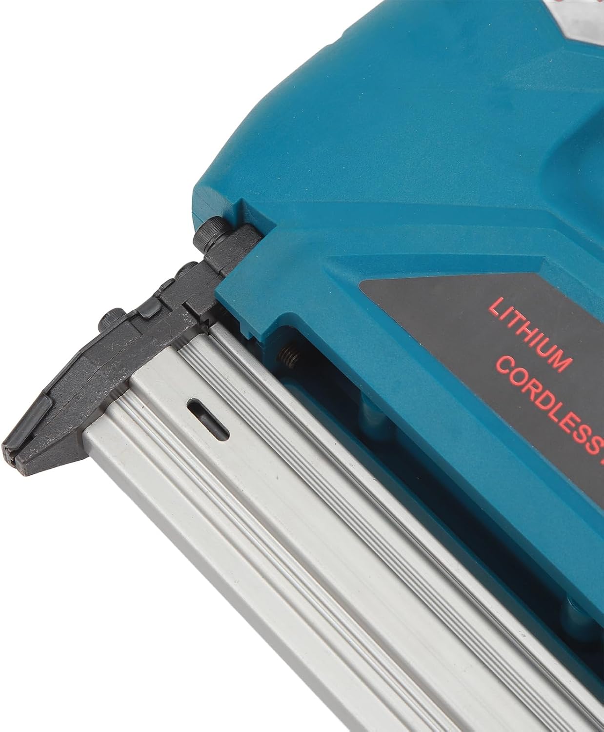 Yunseity Lithium Cordless Nailer, Hard Oxidized Magazines Cordless Brad Nailer with 1 Battery 1 Charger for Woodworking (US Plug 100‑220V)