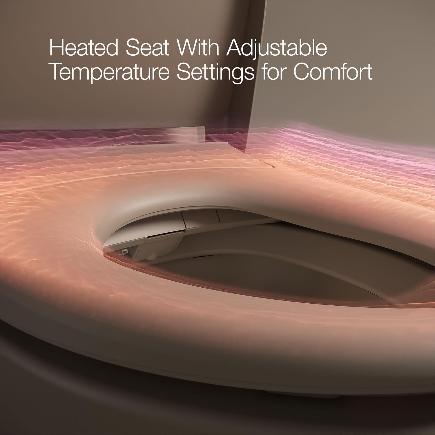Kohler PureWash E815 Elongated Bidet Toilet Seat, Warm Water, White with Remote Control, Self Cleaning Wand, Adjustable Spray Controls, Heated Seat, Easy Installation Bidet Attachment
