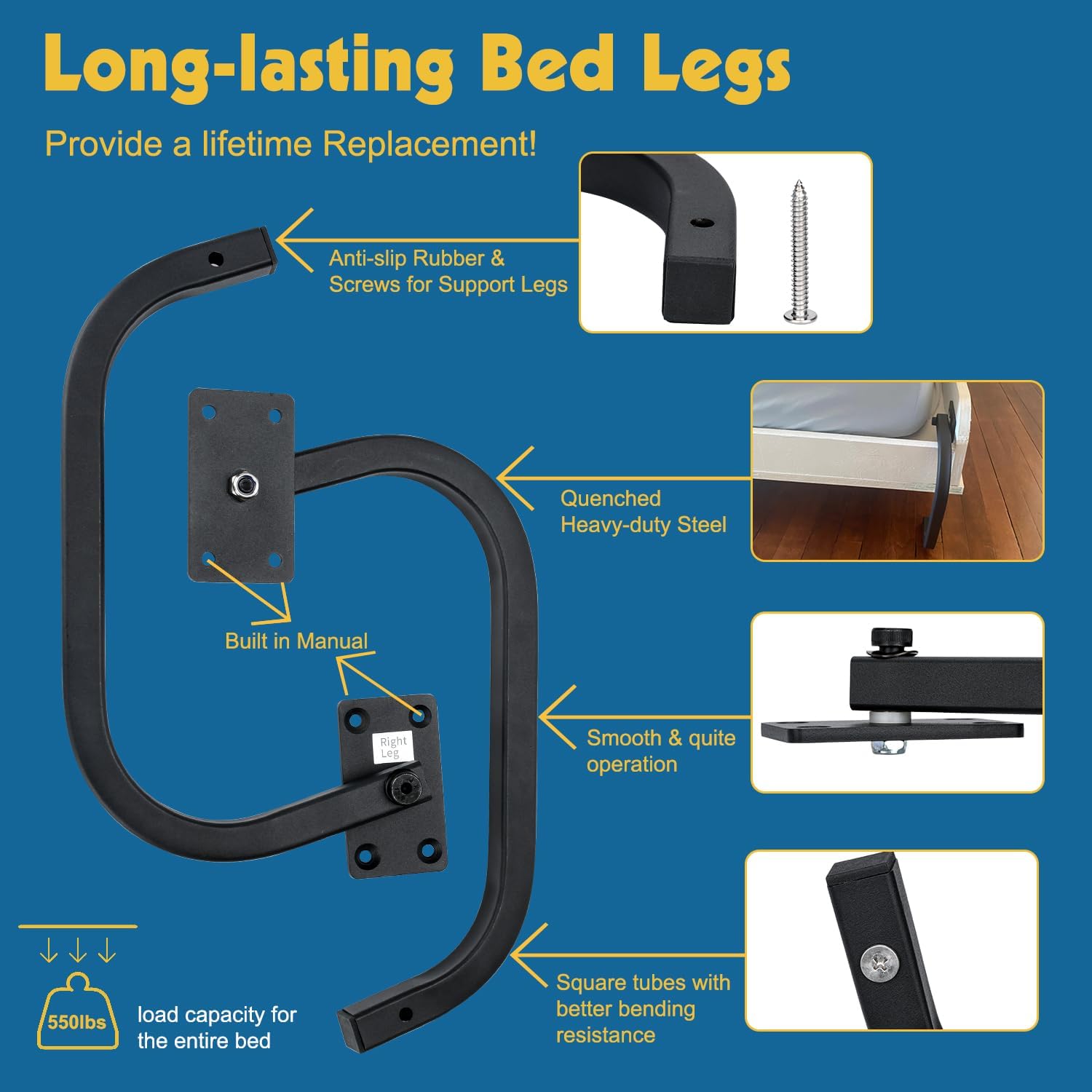 TOPOWN Queen Size Deluxe Murphy Bed Kit Queen Murphy Bed Kit Murphy Bed Hardware DIY Murphy Bed Kit Queen (Vertical)