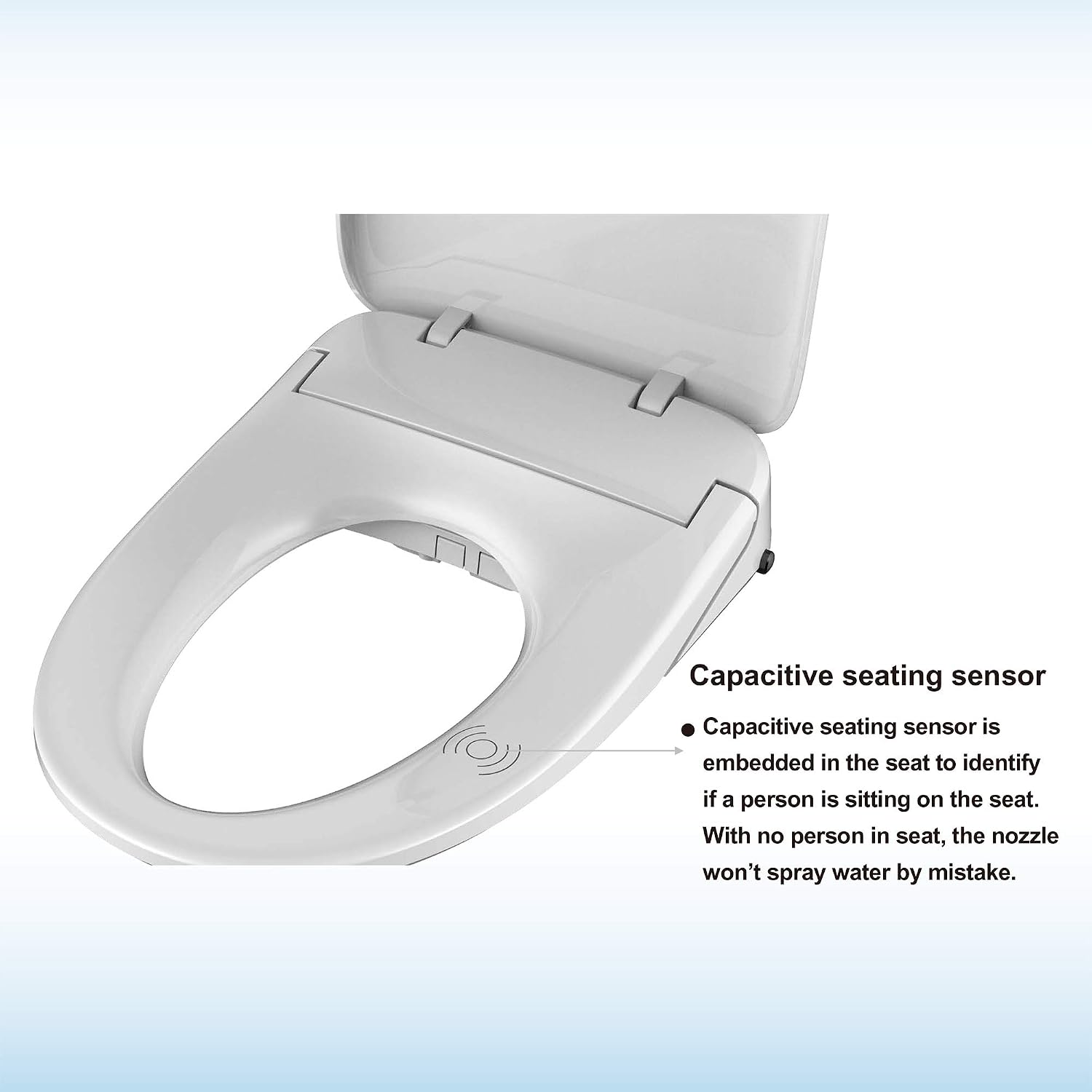WOODBRIDGE BID-02 Smart Toilet Seat, White