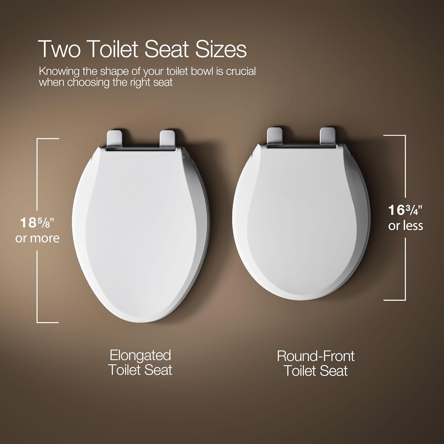 Kohler K-4662-58 Lustra Closed-Front Round Toilet Seat Thunder Grey