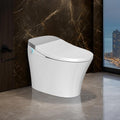 Blossom Smart Bidet Toilet – Modern One-Piece Tankless Toilet with Heated Elongated Seat, Nano Self-Cleaning Nozzle, Auto and Foot Flush, Remote and Knob Control, Multi-Level Wash, 6 Safety Layers