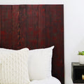 Barn Walls Red Dragon Skin Headboard, Modern Design, Solid Wood Headboard, Floating Panels, Wall Mount, Adjustable Height, Easy Assembly, King Size