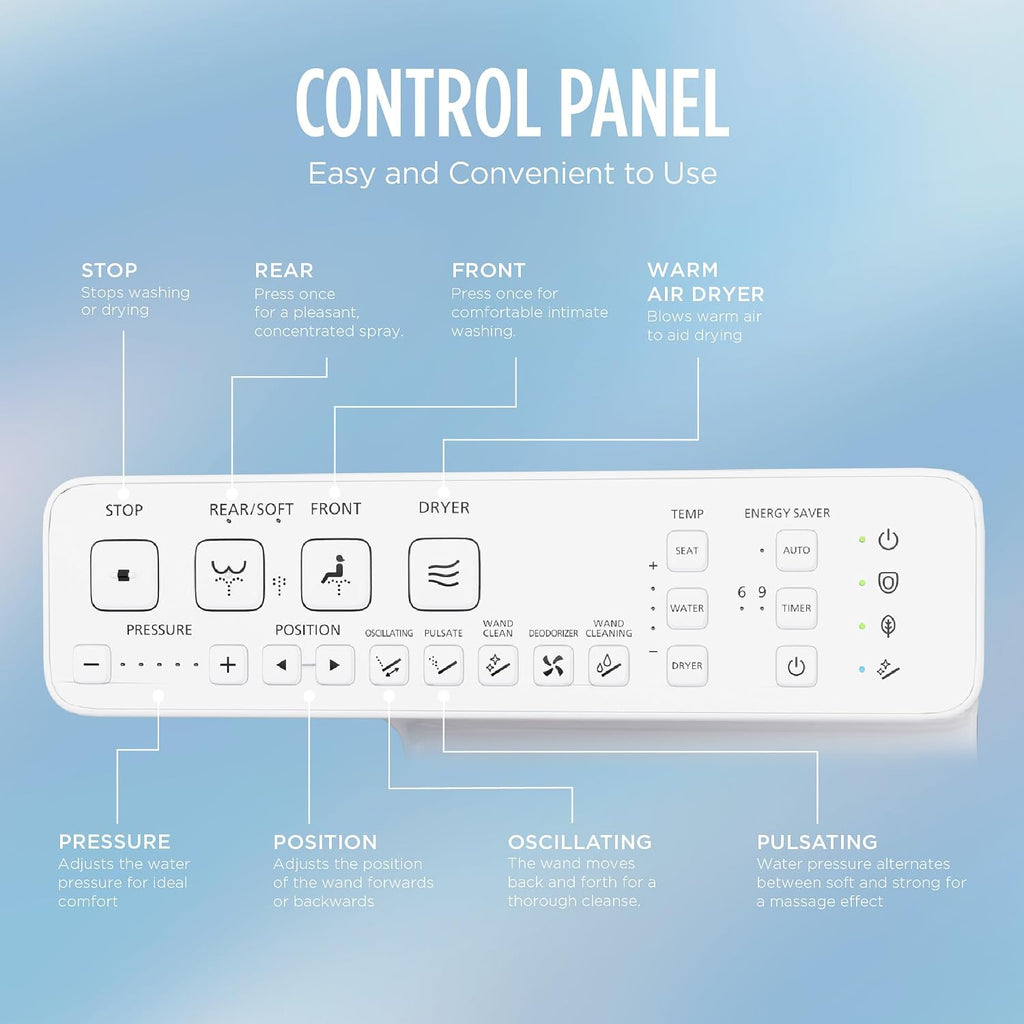 TOTO® Drake® Transitional WASHLET®+ Two-Piece Elongated 1.28 GPF Universal Height TORNADO FLUSH® Toilet with S2 Bidet Seat, Cotton White - MW7863346CEFG#01