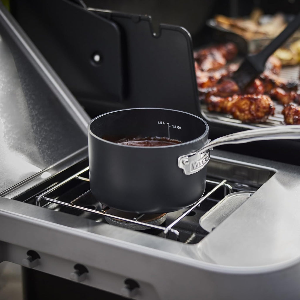 Weber Genesis S-335 Liquid Propane Gas Grill for Outdoor Cooking, Stainless Steel, 3 Burners and 1 Side Burner – Stainless Steel Cooking Grates, PureBlu Burners & Sear Zone