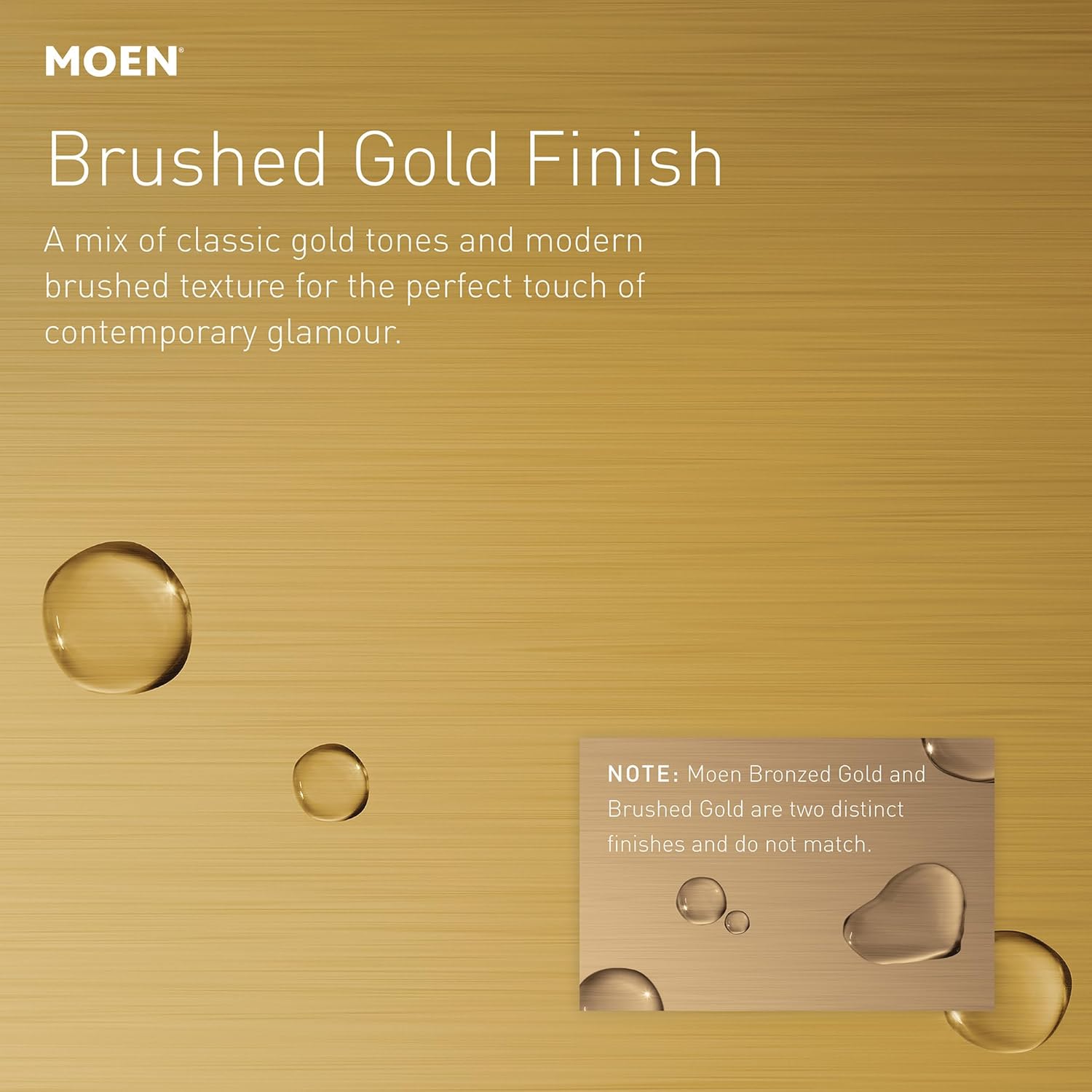 Moen Voss Brushed Gold 4-Light Dual-Mount Bath Bathroom Vanity Fixture with Frosted Glass, YB5164BG