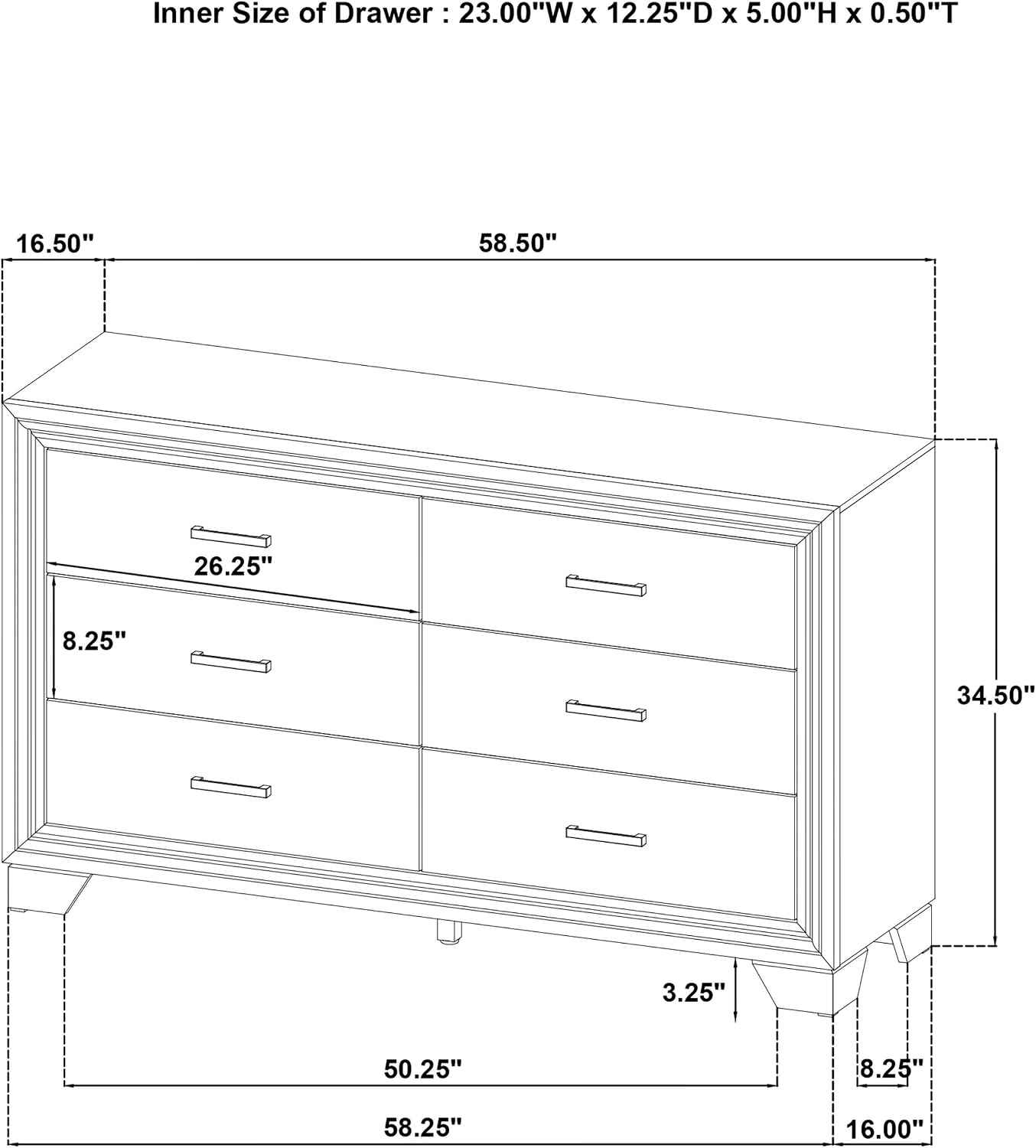 Coaster Home Furnishings Wright Transitional 5-Piece Bedroom Set Fabric Upholstered Eastern King Size Panel Bed Frame 52-inch Headboard Brown Oak 223341KE-S5