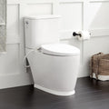 Signature Hardware 465206 Pendleton 1.28 GPF Two Piece Elongated Toilet - Bidet Seat Included - White