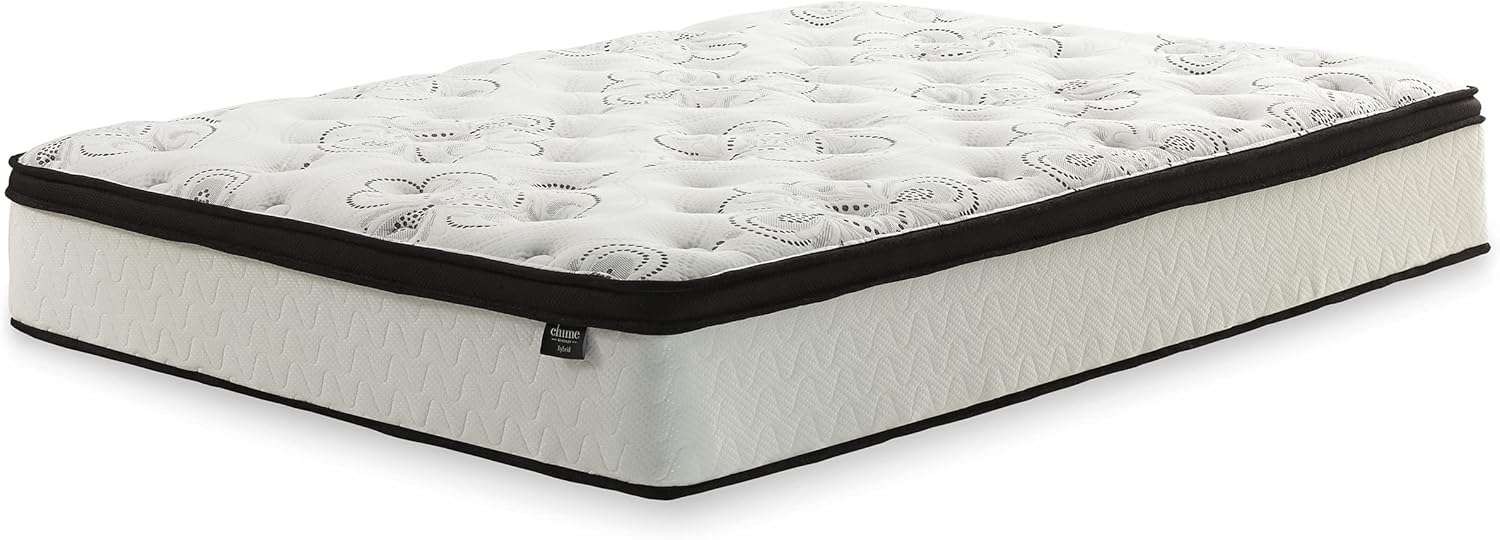 Signature Design by Ashley Chime Hybrid California King 12' Mattress with Gel Memory Foam, Medium Firm, Pressure Relief, Fiberglass Free Mattress in a Box