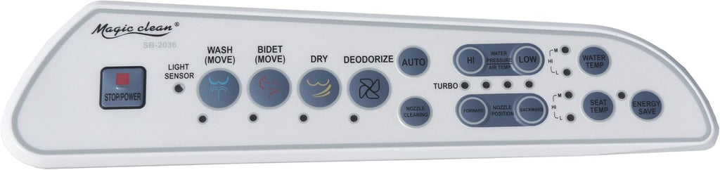 Magic Clean SB-2036L Energy-Saving Bidet with Dryer, Heated Seat and Deodorizer