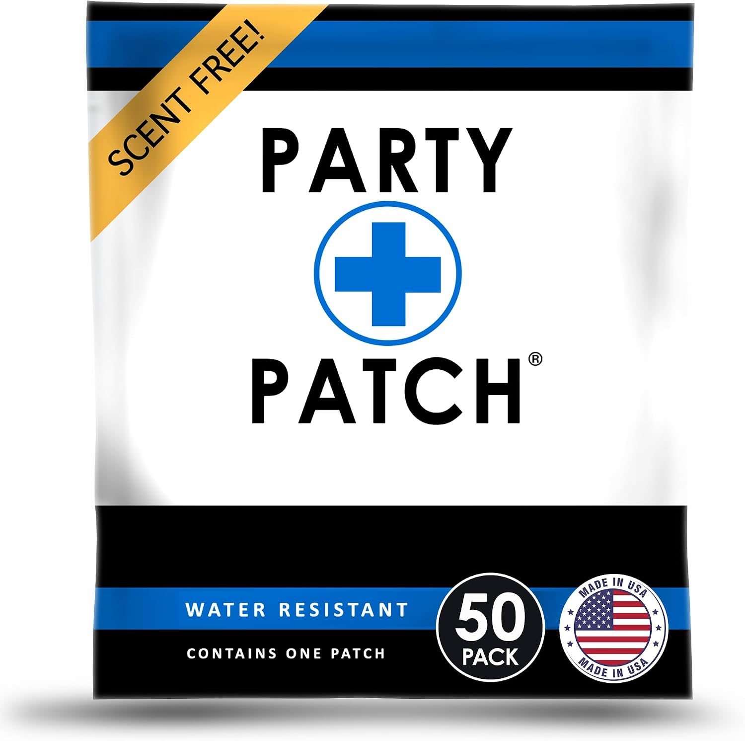 Party Patch Social Lifestyle Patch 50-Pack – Transparent Topical Adhesive for Festivals, Weddings & Active Events – Water-Resistant & Skin-Safe – Discreet Celebration Essential (50 Count)