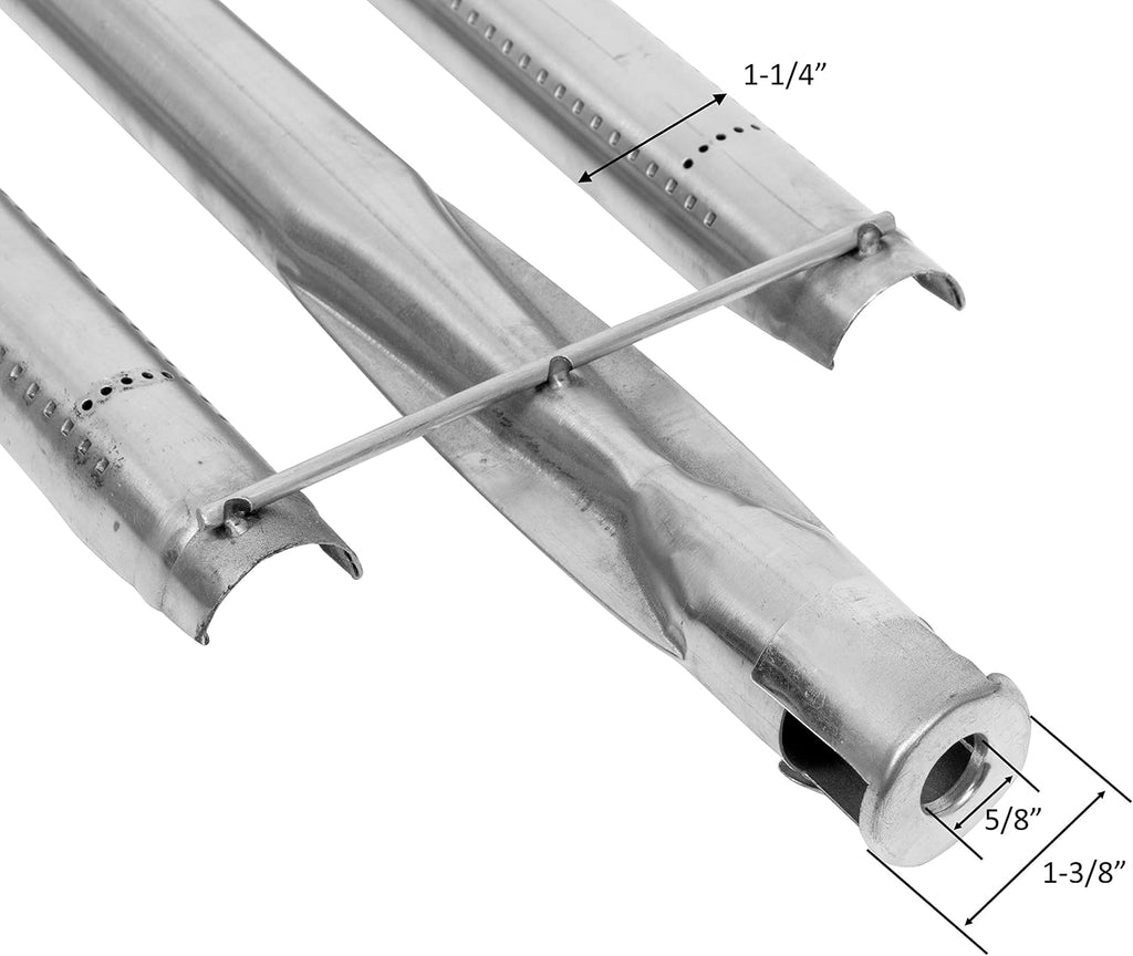 GSW AEGR-Burner 22-3/4' x 6-1/4' U-Shaped Stainless Steel Tube Burner (24,000 BTU) for AEGR Series Commercial Countertop Griddles