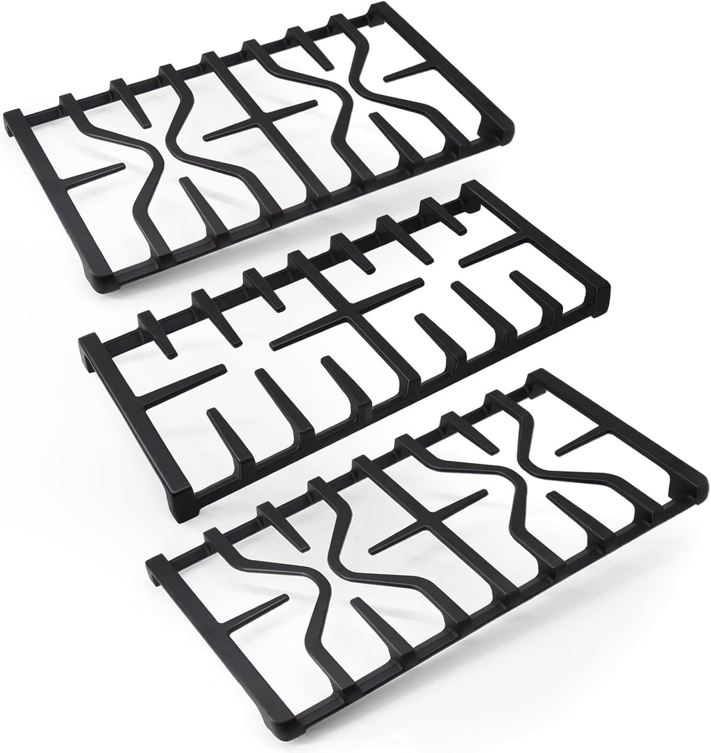WB31X27150 & WB31X27151 Burner Grate Replacement for GE Stove Parts JGBS66REKSS, JGB700SEJ4SS, JGSS66SEL1SS, JGSS66SEL3SS, Center Side Burner Grate Surface Cooktop for General Electric Gas Range Parts