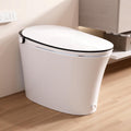 DeerValley Smart Toilet One Piece Tankless Toilets with Bidet Built in 1.28GPF Auto Flush Foot Kick Blackout Flush Warm Water and Air Dryer Heated Seat Remote Control 10' Rough-In Options - DV-1S0019R