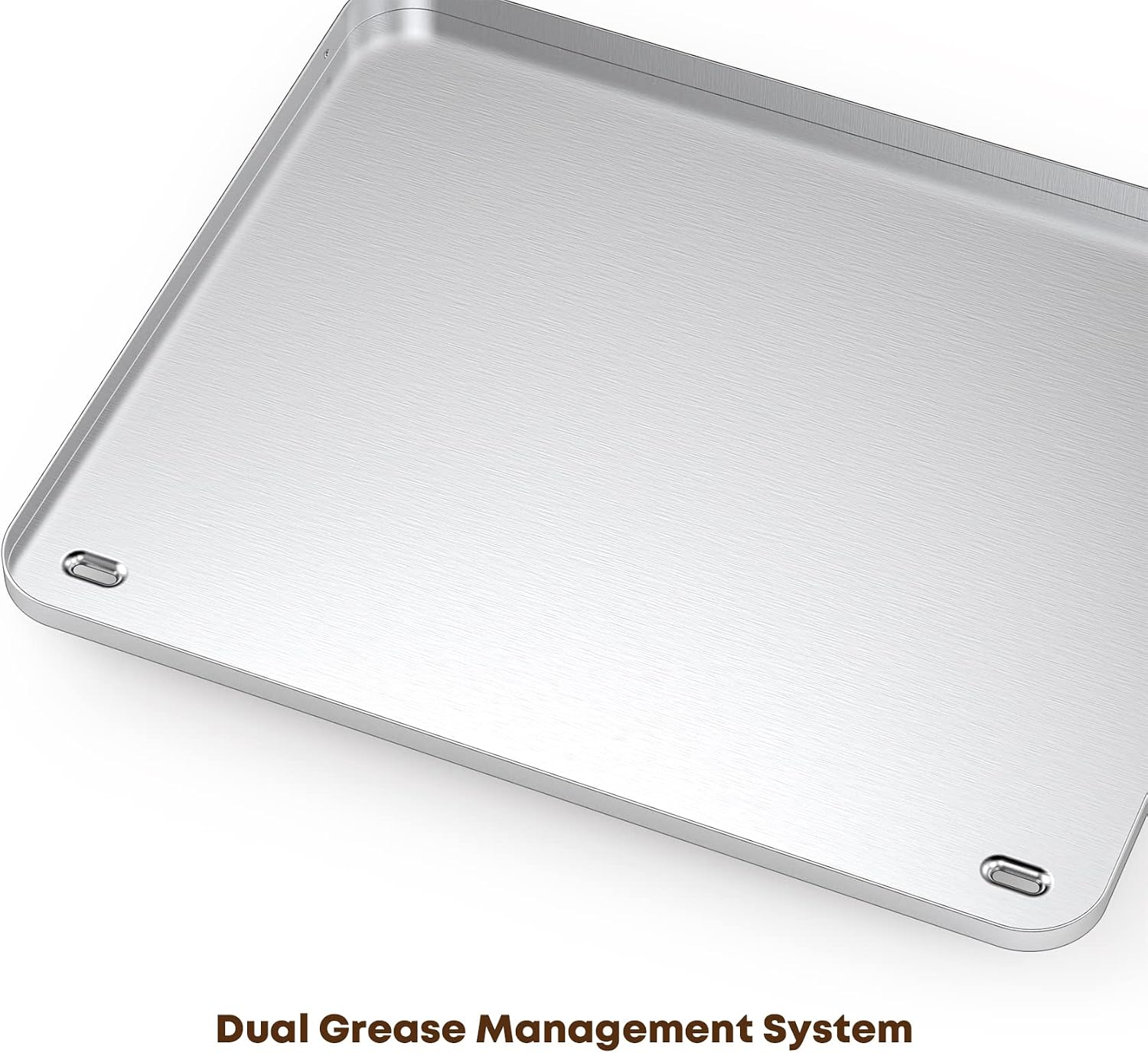 Stanbroil Stainless Steel Griddle Top for Cuisinart CGG-0028 28' 2-Burner Propane Gas Grill, 28 Inch Griddle Replacement Top with Dual Grease Management System
