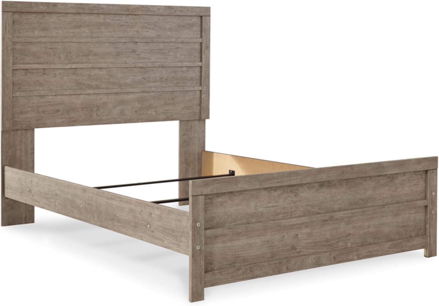 Signature Design by Ashley Culverbach Farmhouse Full Panel Bed, Foundation or Box Spring Needed, Gray