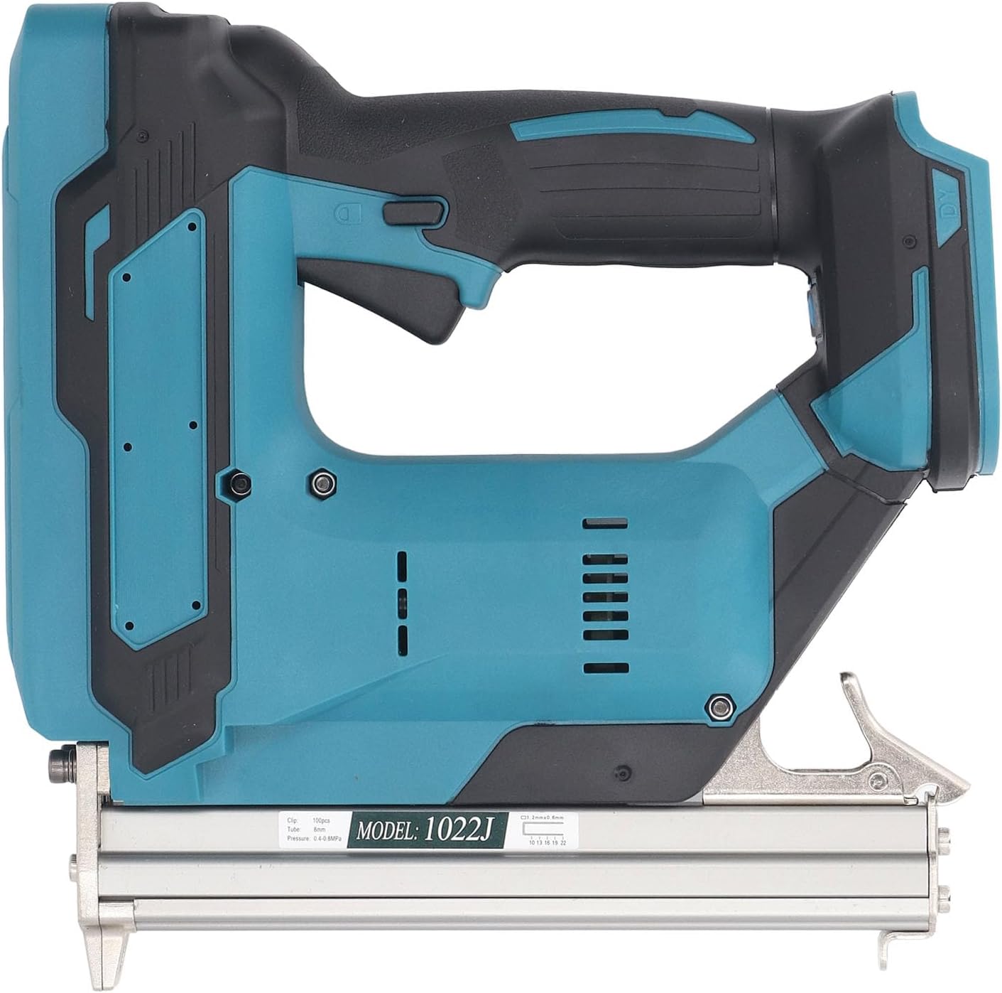 Electric Brad Nailer Battery Powered Cordless Stapler Gun for 10-30MM Straight Nail Home and Woodworking