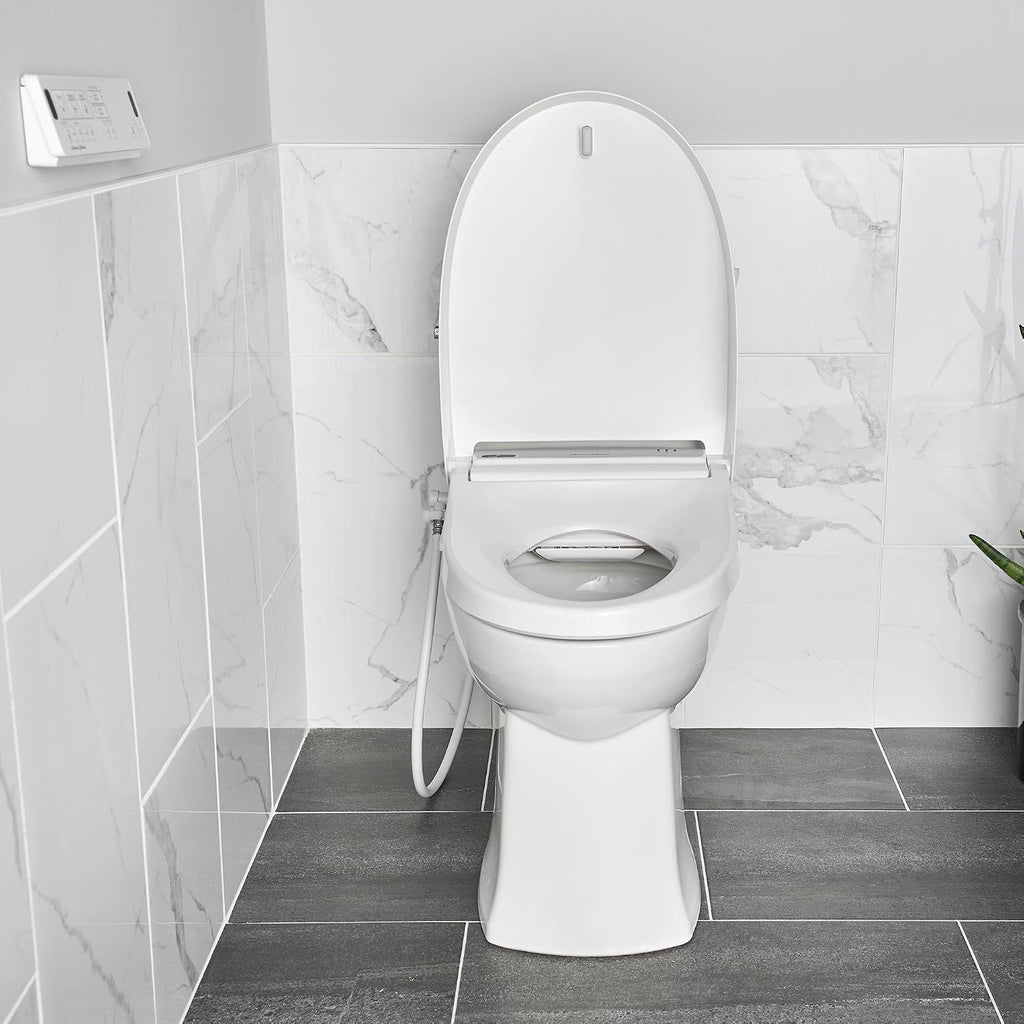 American Standard 8018A60GRC-020 Advanced Clean 3.0 SpaLet Electric Bidet Seat, Elongated, White