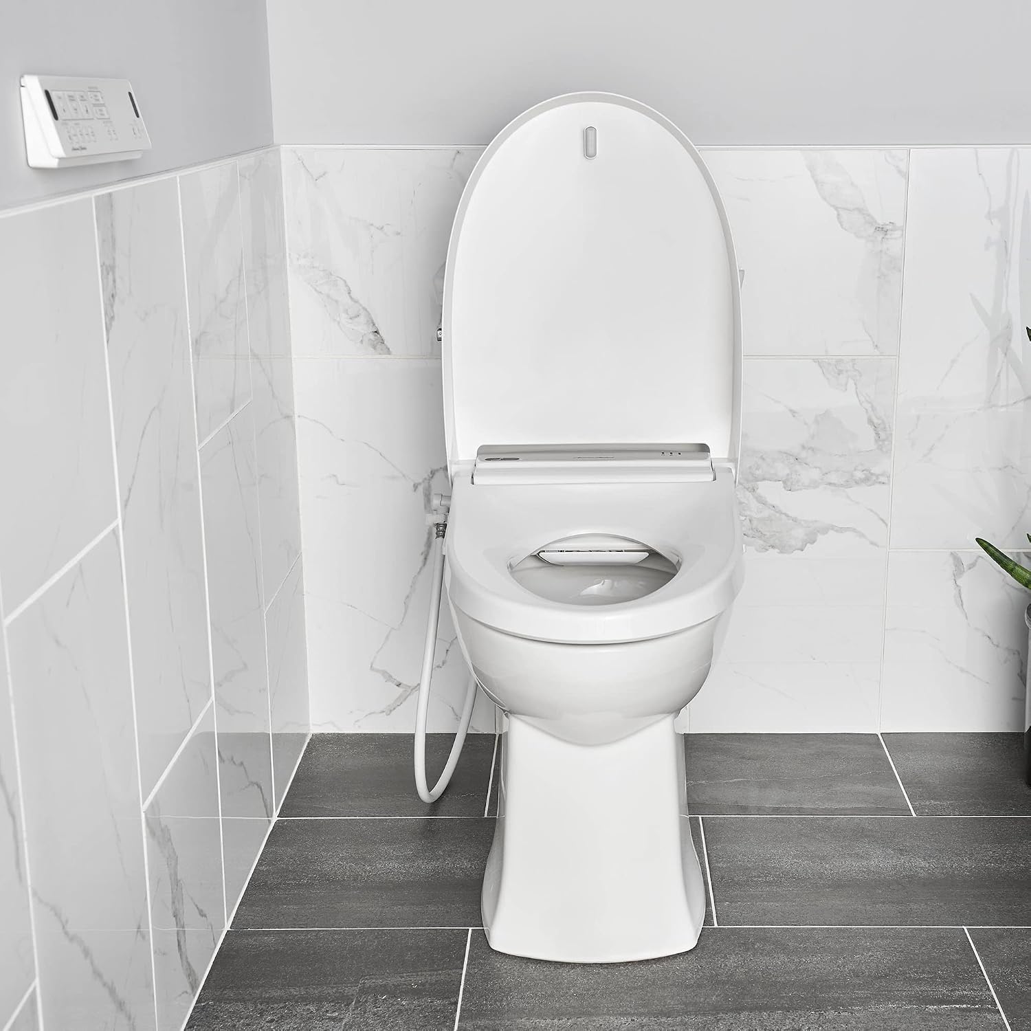 American Standard 8018A60GRC-020 Advanced Clean 3.0 SpaLet Electric Bidet Seat, Elongated, White