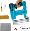 JOJOCY 18 Gauge Cordless Brad Nailer, 2-in-1 Battery Powered Stapler/Nail Gun, Drives 2' Nails for Upholstery & Woodworking (Tool Only) (for MAK-ITA 18V)