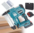 Cordless Brad Nailer, 2 in 1 Electric Stapler/Nailer, Support Single Shot/Continuous Shot, Handheld Electric Nailing Machine, for Home Decoration, Ceiling Fixing, Frame Building,Blue