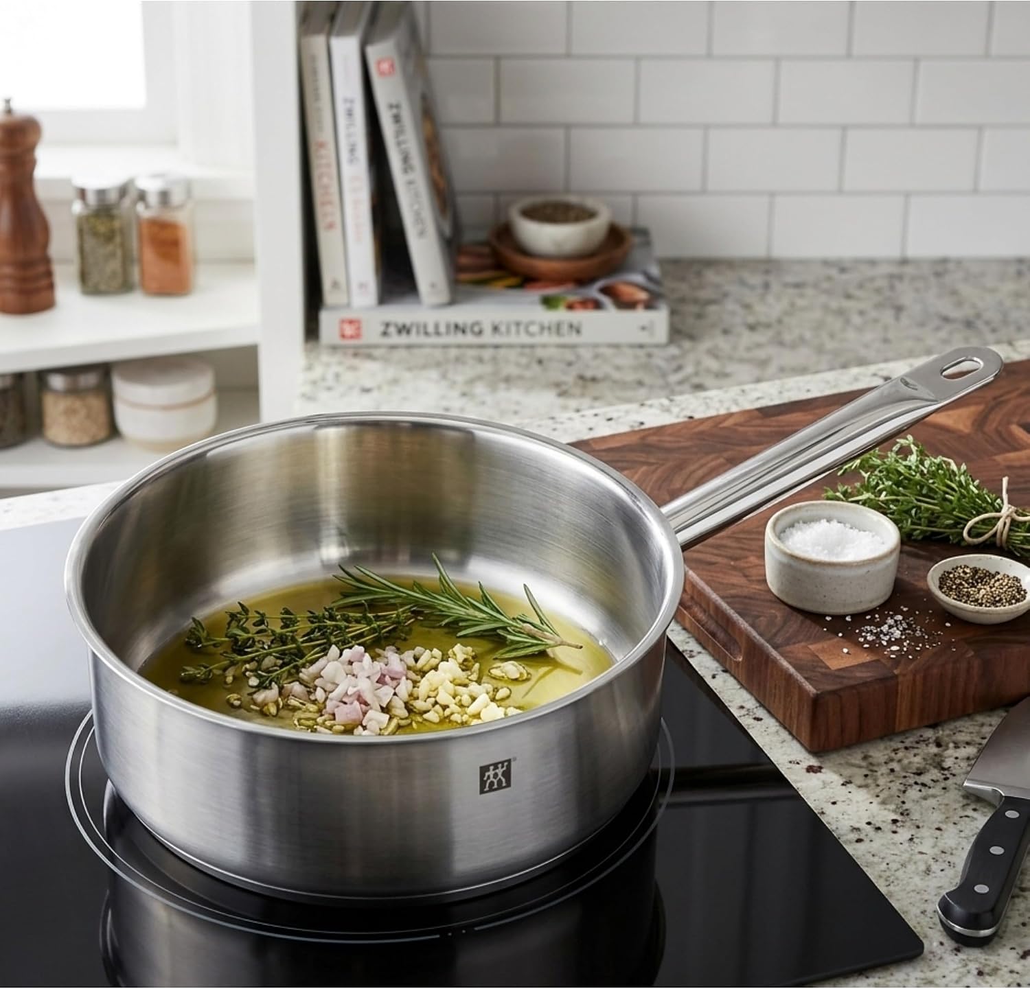 ZWILLING Commercial 9.5-qt Stainless Steel Saute Pan without the Lid