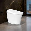 Blossom Smart Toilet with Bidet Built-In, Tankless One-Piece Toilet, Heated Seat, Auto Seat & Lid Open, Warm Water Spray, Air Dryer, Auto Flush, Foot Sensor, Remote Control, Multi-Position Nozzle Wash
