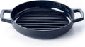 Alva Nori 11″ Enameled Cast Iron Grill Pan | PFAS-Free 3-Layer Enamel | Oven & Induction Safe | No Seasoning Needed | Raised Grill Ridges for Searing & Fat Drainage