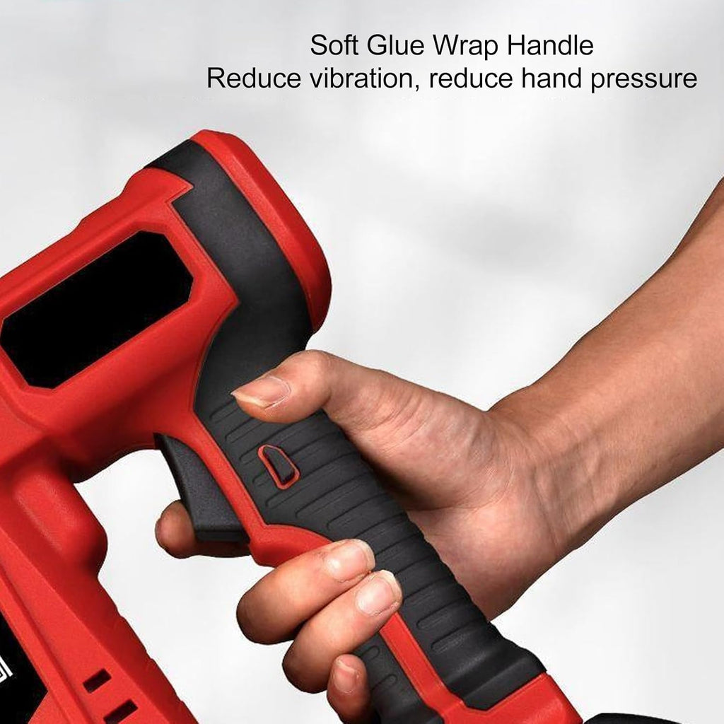 2 in 1 Cordless Brad Nailer Kit Cordless Fast Firing Multifunctional High Efficiency Battery Powered Electric Staple Gun Nail Gun for Home Woodworking DIY Project