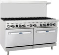 Atosa AGR Commercial Gas Range, 60' Gas Range, (10) Burners Top, (2) Standard Ovens, Propane Gas (AGR-10B-LP)