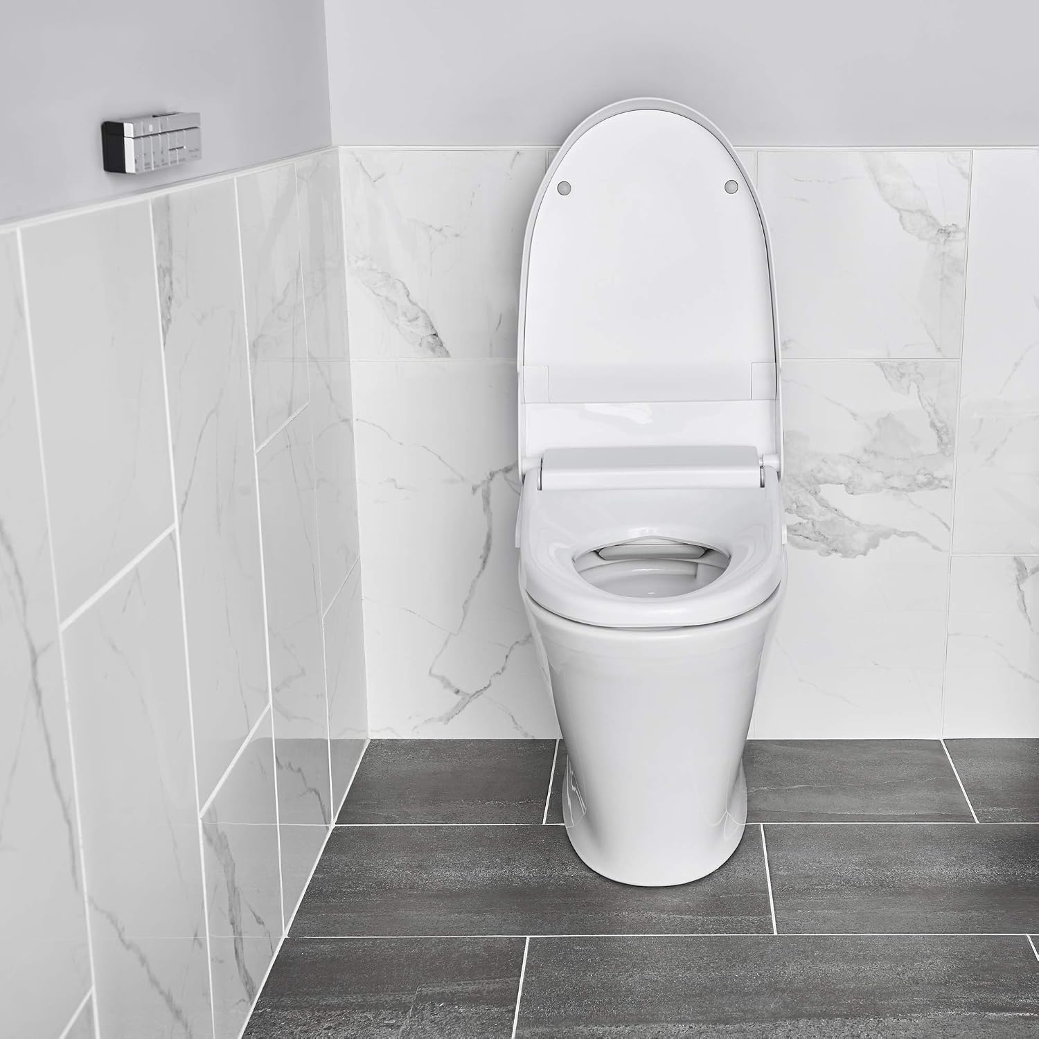 American Standard 297AA204-291 Advanced Clean 100 SpaLet Toilet, Alabaster White