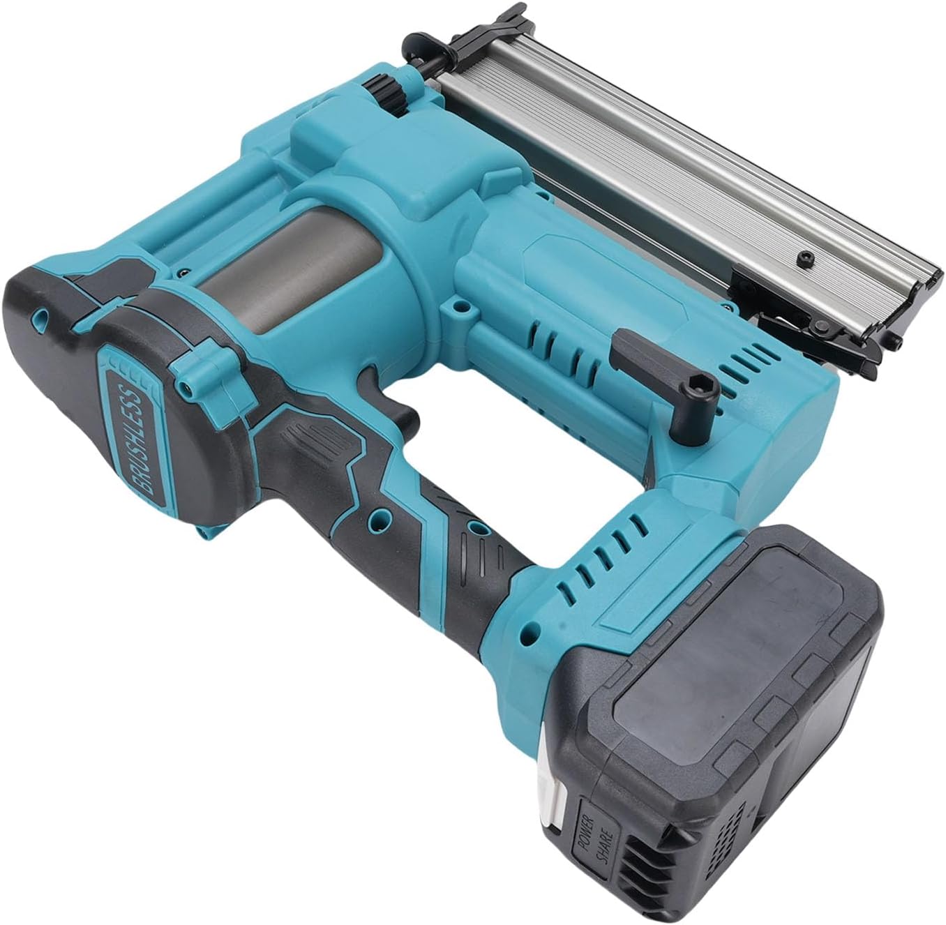 Cordless Brad Nailer Electric Staple 2 in 1 Nail Staple for Woodworking with 18GA 3/4in to 2in Nails and 5000mAh Battery (US Plug)