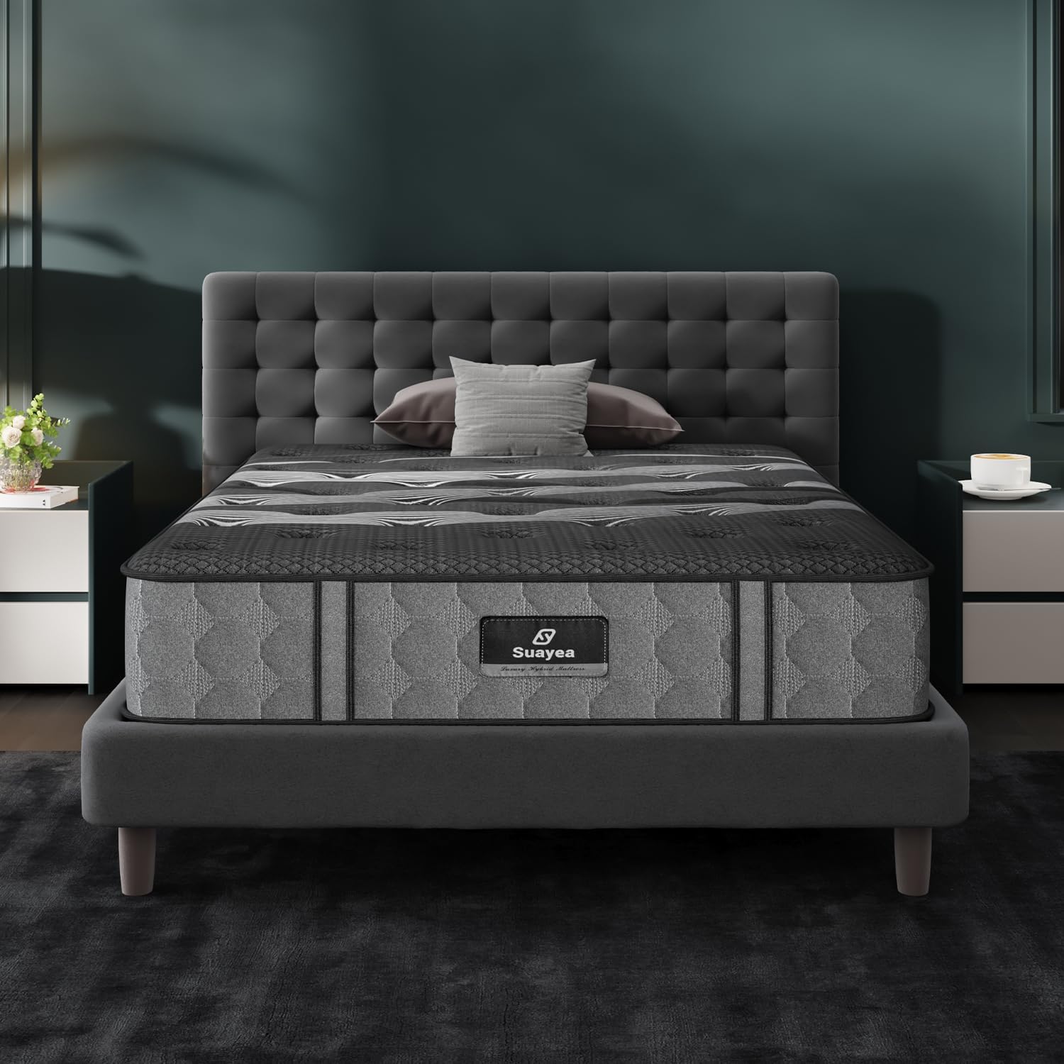 Twin Mattress, 2026 Upgraded 8 Inch Hybrid Twin Size Mattress in a Box, Cooling-Gel Memory Foam & Pocket Springs for Pressure Relief, Medium Firm Support, Certified Safe Fabric, 365-Night Trial