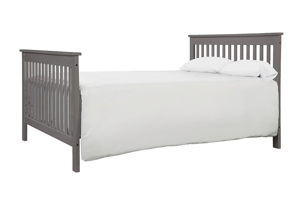 DaVinci Hidden Hardware Twin/Full-Size Bed Conversion Kit (M5789) in Slate