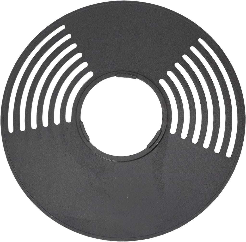 Cast Iron Grill Plate 42cm Round Non Stick Enamel Coating Large Size Grill Grate for Indoor Outdoor Cooking Camping Picnics