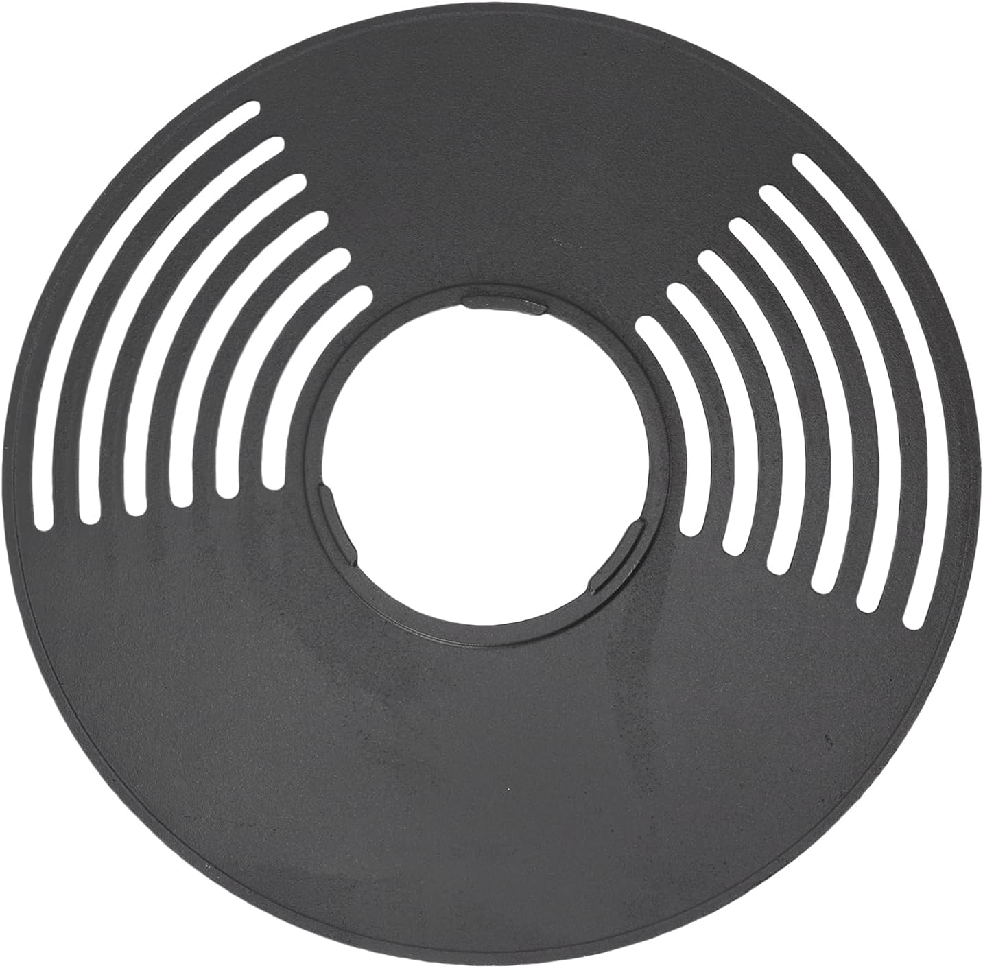 Cast Iron Grill Plate 42cm Round Non Stick Enamel Coating Large Size Grill Grate for Indoor Outdoor Cooking Camping Picnics