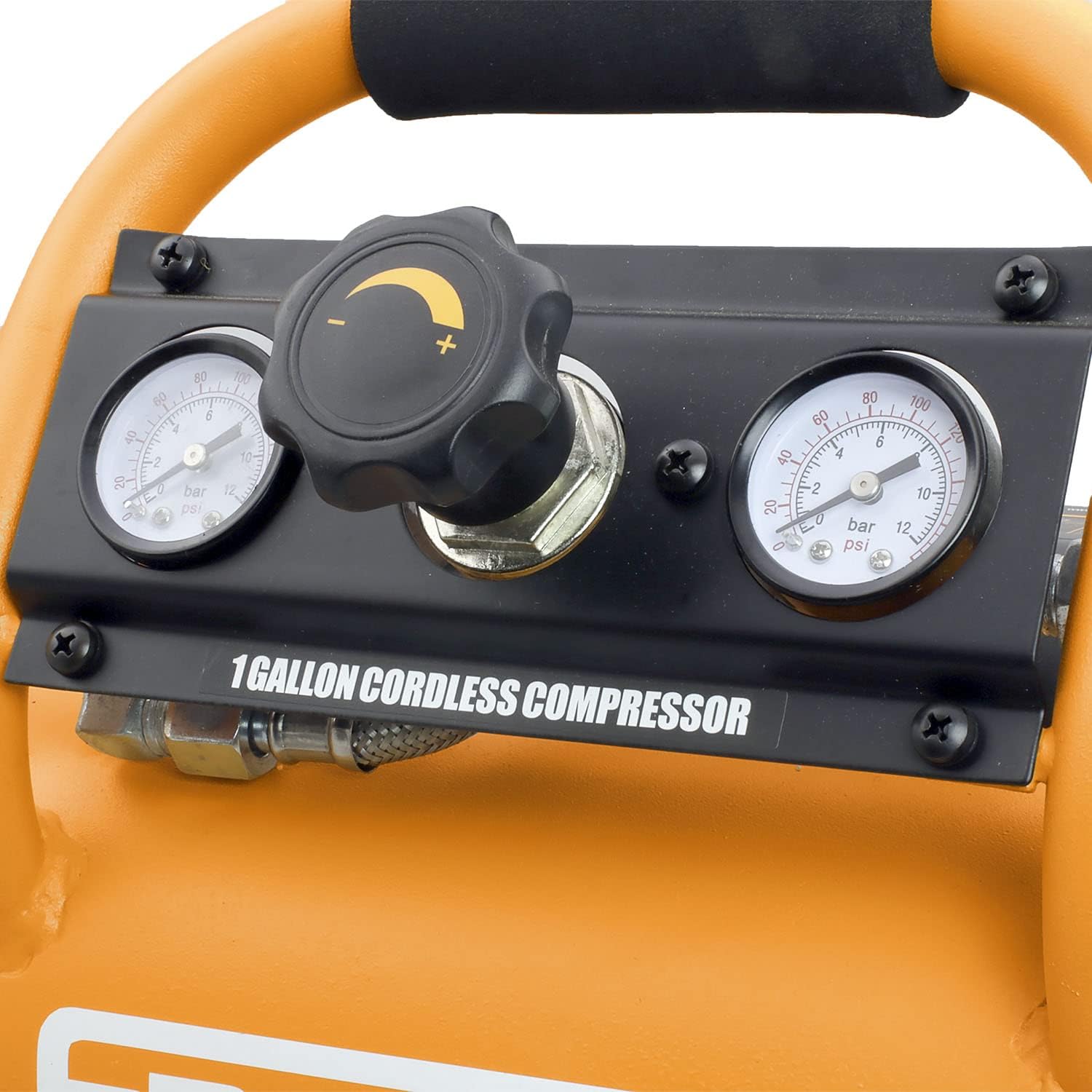 Freeman PE1GCCK 20V Cordless 1 Gallon Air Compressor with 3-in-1 Pneumatic Finish Nailer/Stapler, Battery, Charger, Air Hose, Inflation Accessory Kit and Fasteners (600 Count) – 700 Shots per Charge