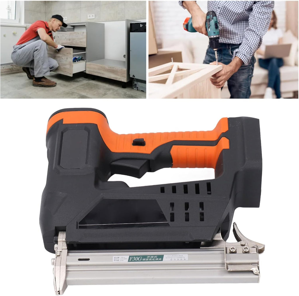Cordless Brad Nailer, Electric Nail Gun Battery Powered, Rechargeable Staple Gun with Nails for BL1850 Battery, Automatic Stapler for DIY Project, Upholstery, Woodworking