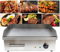 Electric Griddle Flat Cooktop Commercial Restaurant Grill BBQ Machine (Teppanyaki scoop machine)