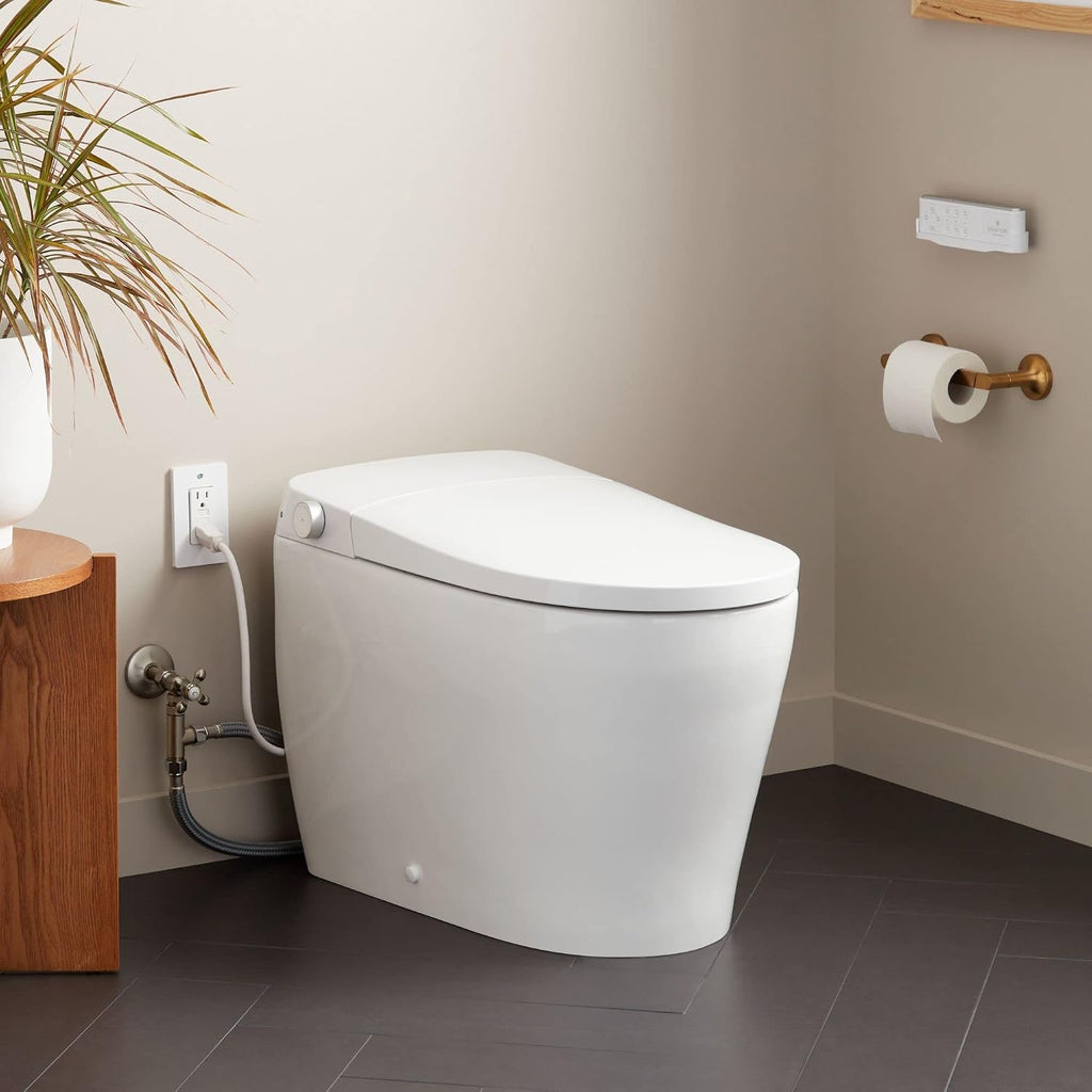 Signature Hardware 473603 Vela Plus 1 GPF One Piece Elongated Toilet - Standard Seat Included