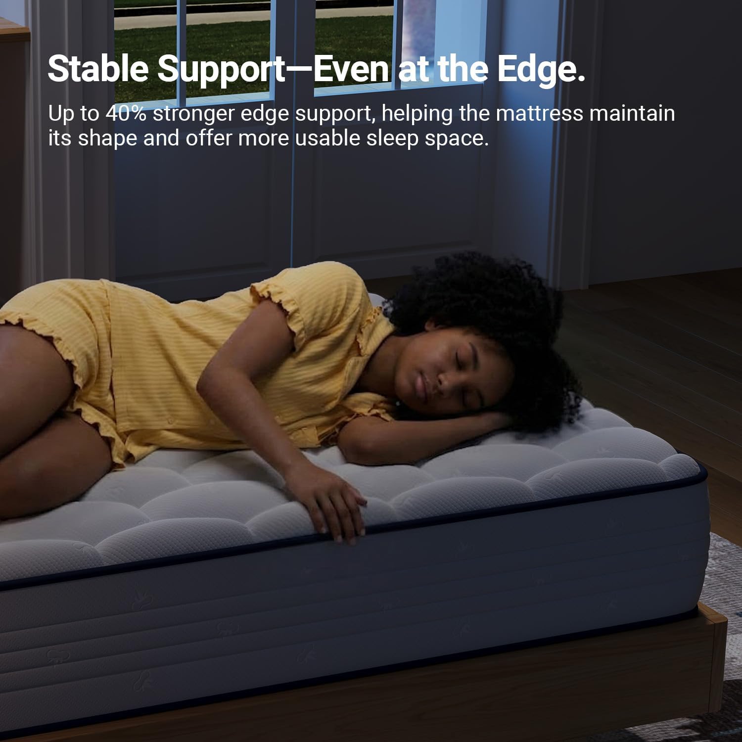 Avenco 6 Inch Full Size Mattress for Deep Sleep, Full Mattresses with Innerspring for Pressure Relief, Foam and Spring Hybrid Colchones Breathable Cover CertiPUR-US Certified Bed Mattress in a Box