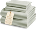 100% Egyptian Cotton King Size Sheets Set – Luxury 1000 Thread Count Buttery Soft & Durable Christmas Sheets King Size, Sateen Winter Sleep Comfort, Snug Fit 15' Deep Pocket, Hotel Comfort - Mineral