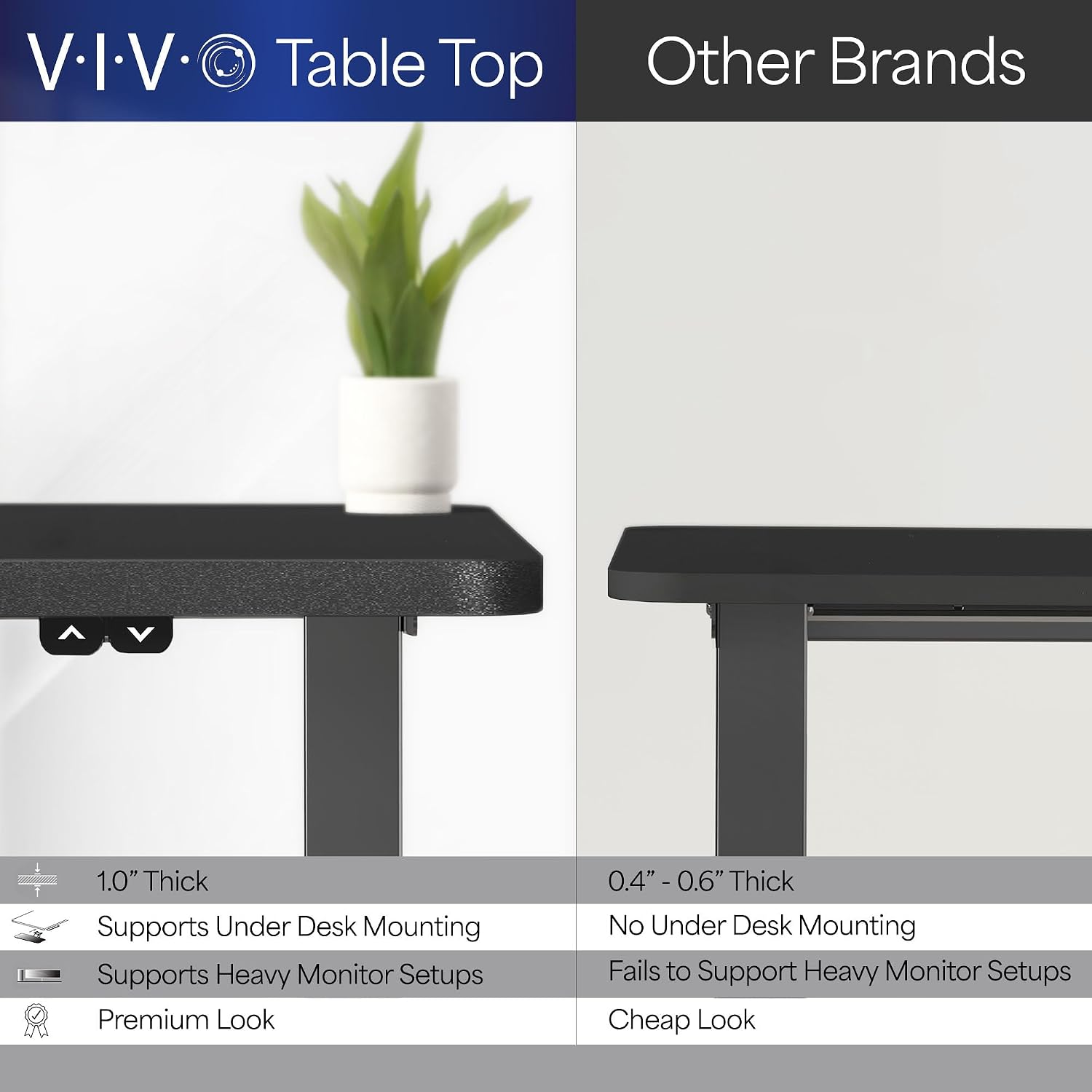 VIVO Electric 71 x 30 inch Stand Up Desk, Height Adjustable, Dark Walnut Top Black Frame, Home and Office Furniture Sets, DESK-KIT-0B7D