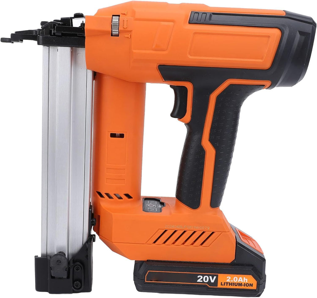 Brad Nailer 18Ga 3/8 To 1 1/4 Inch Cordless Rechargeable Brad Nail Gun for Woodworking Interior Decoration (US Plug 100‑220V)