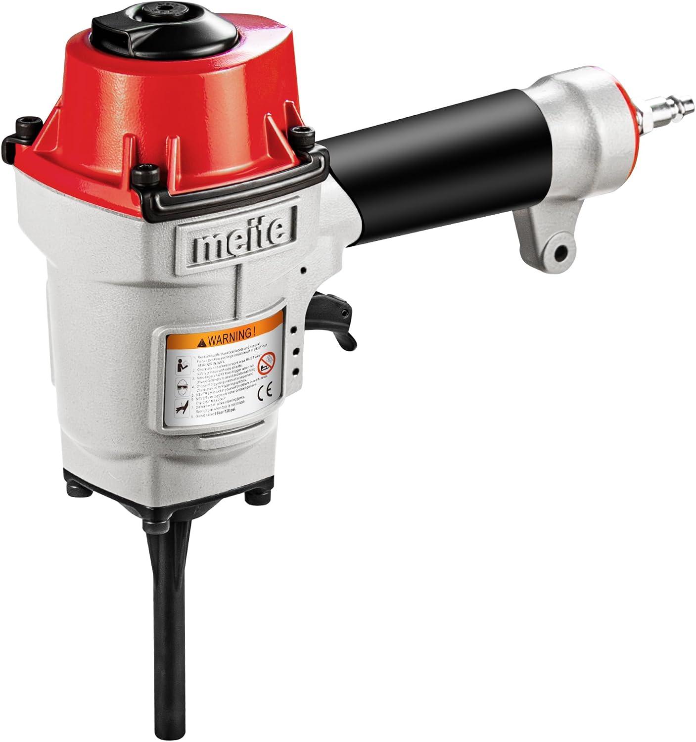 meite NP55 Pneumatic Nail Remover, Professional Heavy Duty Air Punch Nailer Denailer Gun Removes 9-16 Gauge Nails Length 71-90 mm, 85-120 PSI Pallet Nail Puller for Wooden Furniture & Reclaimed Wood